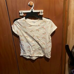 Rainbow kids top